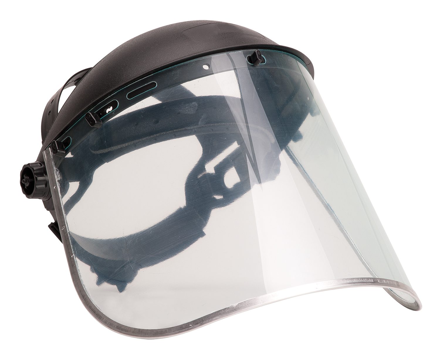 Protective face shield. Personal protective equipment for welders Protective face shield. Personal protective equipment for welders