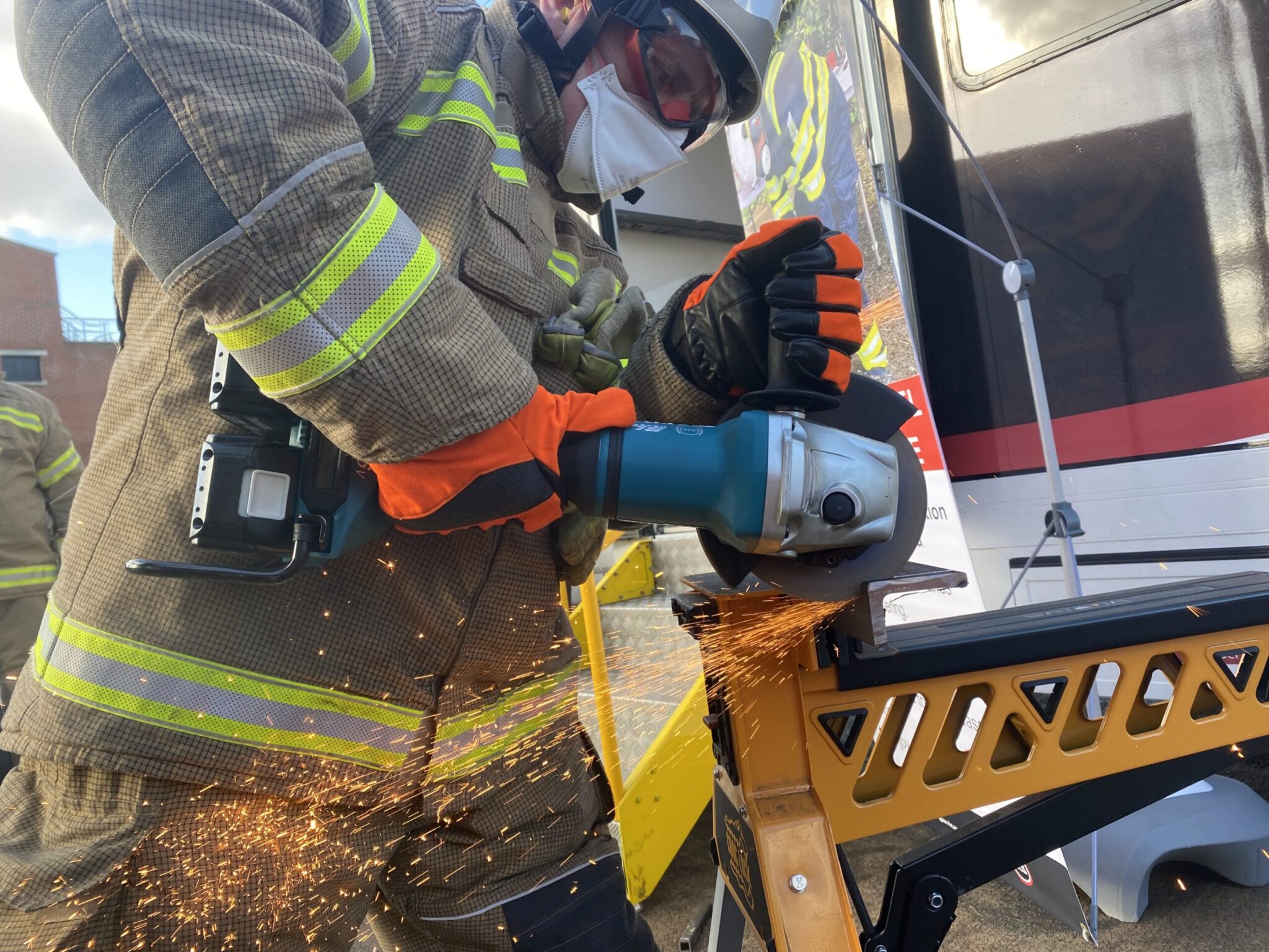 mobile abrasive wheel training