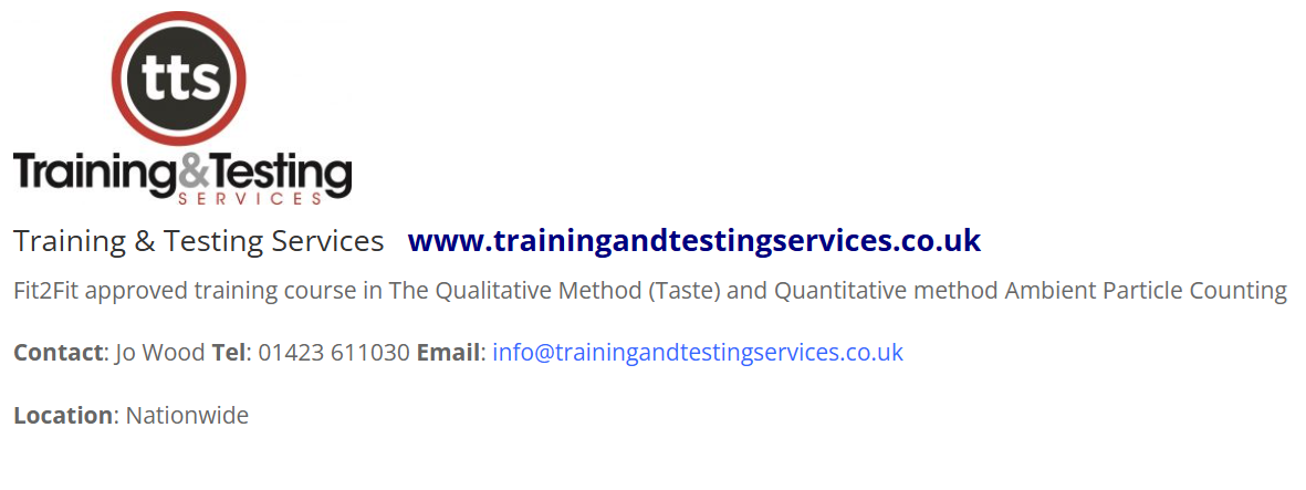 face fit testing training course